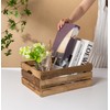 Set of 3 Nesting Wooden Crates, Rustic Wooden Storage Container