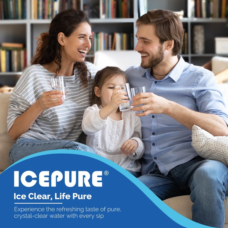 ICEPURE RWF5800A Refrigerator Water Filter Replacement for Frigidaire EPTWFU01, EWF02,
