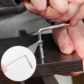 500 Piece M3 Screws and Nuts Set, Hexagonal Screws Stainless Steel M3 x 6 M3 x 8 M3 x 10 M3 x 12 M3 x 16 M3 x 20 with Hex Key