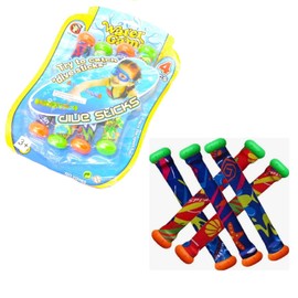 BETTER WITH FRIENDS 4 x Diving Poles for Swimming Pool Games Beach Sticks Diving Sticks Underwater Sinking Sticks for Swimming Pool