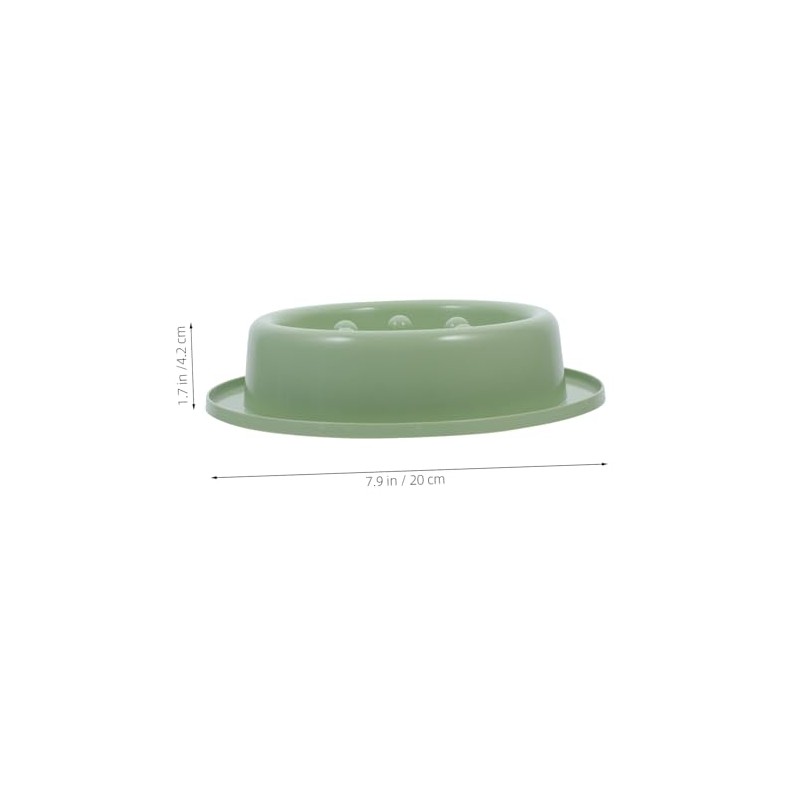 Comedero Lento Antiahogo para Perros Cuenco Grueso Resistente Diseño Antiderrames