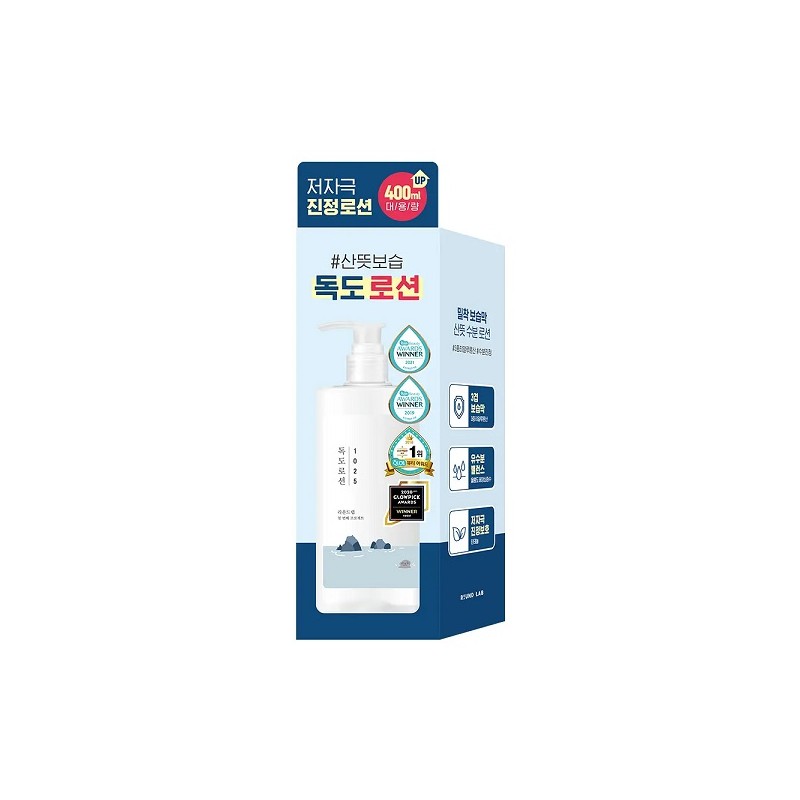 Round Lab 1025 Dokdo Lotion 400ml / 라운드랩 1025 독도