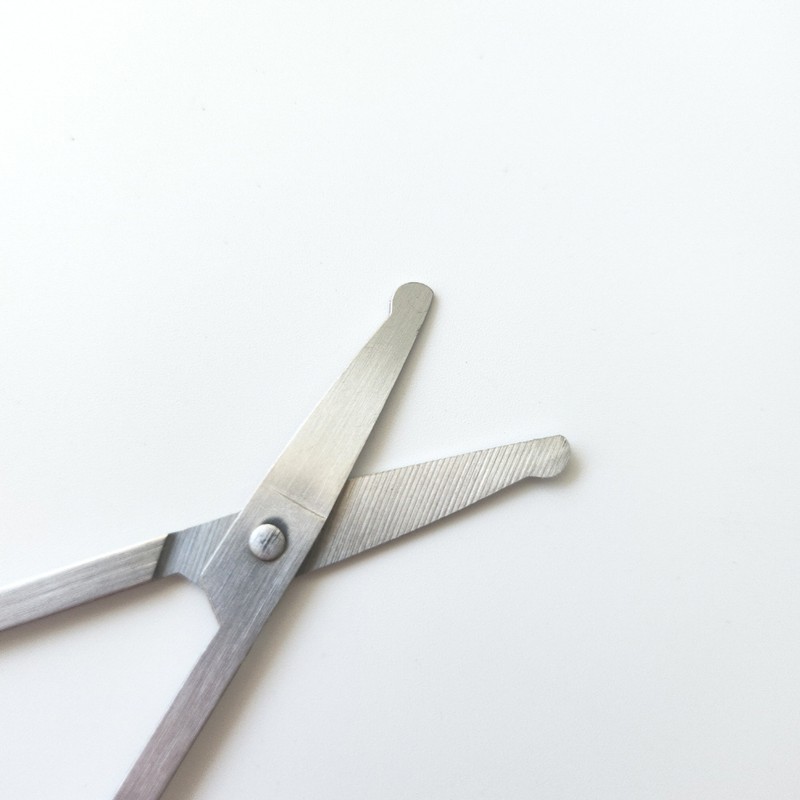 FORESTA Multi-Purpose Stainless Steel Grooming Scissors_Hair Trimmer_Nose Hair_Fine Hair_Eyebrow_Safe_Rounded Blade