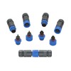 AOHUA Waterproof Connector IP68 Outdoor Electrical Plug Wire to Wire,
