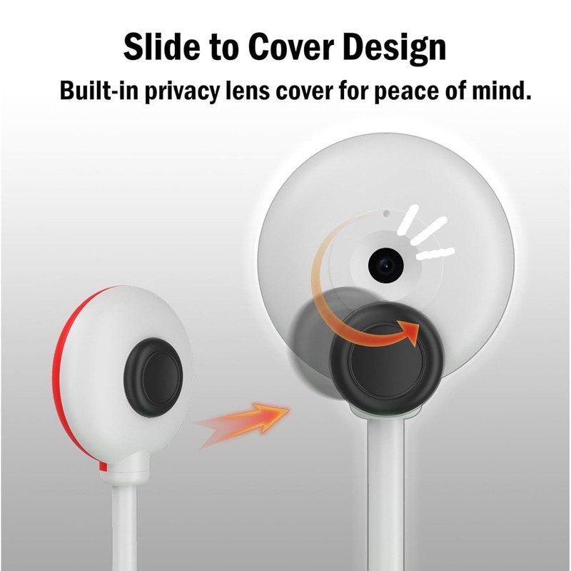 Dpofirs Camera for Switch 2, PC Plug-and-Play Webcam, USB C