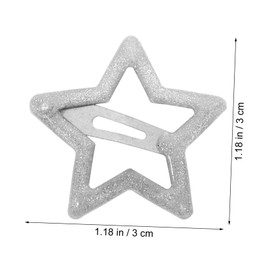 Healvian 20pcs Star Hair Clips for Women Cute Snap Barrettes Small Metal Hairpins for Girls Stylish Hair Accessories for Outfits