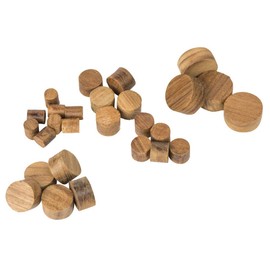 Whitecap 60151-500 Teak Plugs - 3/8", Pack of 500
