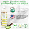 Gel De Aloe Vera Orgánico Certificado Usda 12 Oz -