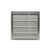 Dayton 14" Backdraft Damper/Wall Shutter, 14-1/2" x 14-1/2" Opening Required