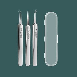 FR Global Skin Acne Sebum Removal Tweezers 3-Piece Set