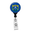 Nevada State Flag Retractable Badge Reel - ID Card Name