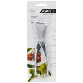 Avanti 15084 Alloy Cherry and Olive Pitter, Silver
