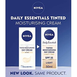 3 x NIVEA® Daily Essentials Tinted Moisturising Day Cream Natural SPF 8 50ml