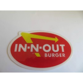 In-N-Out Burger Three (3) Magnets, Oval, Crossed Palm Trees & In-N-Out No Delay