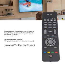 GOWENIC Reemplazo de Control Remoto Universal de TV para, Sanyo, Techwood, Xenius, Bush, Alba Television con Fácil Acceso Completo, para la Mayoría de los Modelos de TV