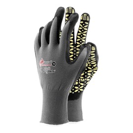 Reis RYELLOWBERRY8 Dragon Protective Gloves, Grey/Black/Yellow, 8 Sizes, Pack of 12