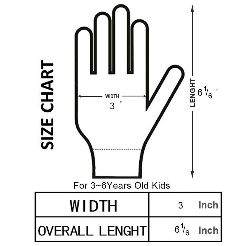 PROMEDIX P Kids Garden Gloves 3-6 Years Old Children Gardening