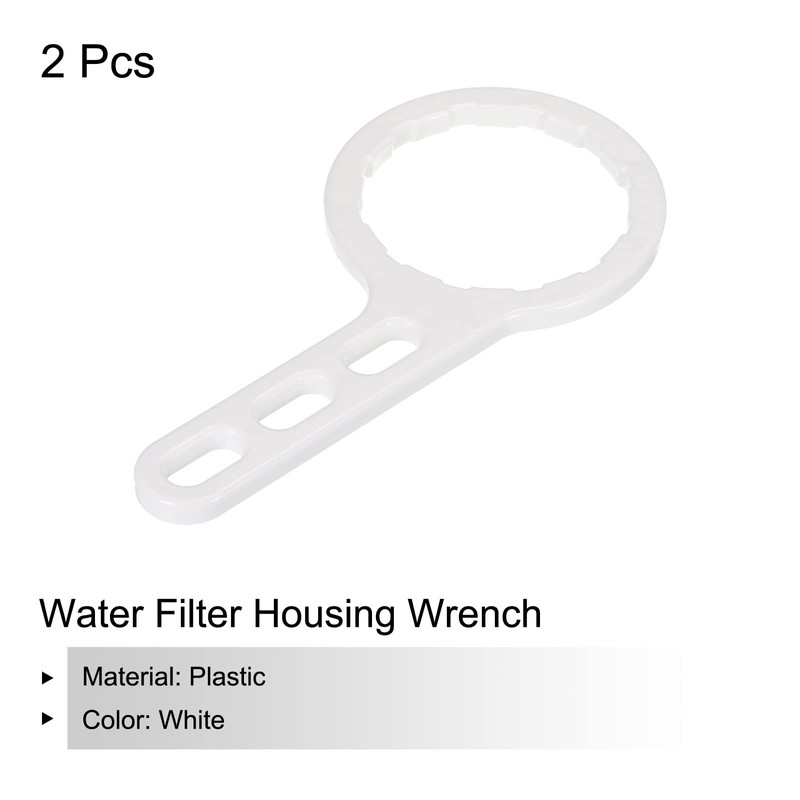 sourcing map 2 Pack Water Filter Housing Open-End Wrench for