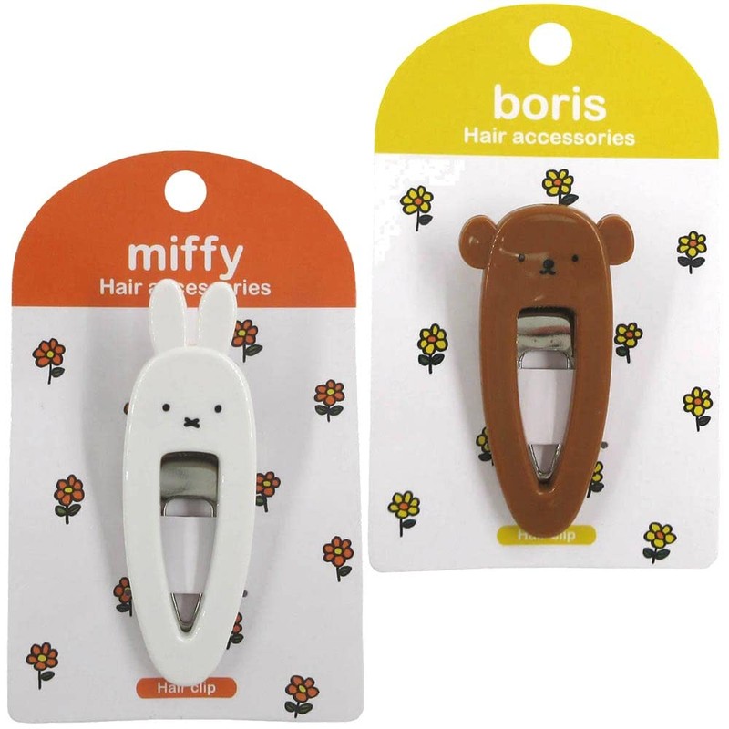 Miffy Die Cut Hair Clip, Miffy Boris, Hair Clip, Accessory,