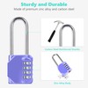 KAWAHA CL21VP 2.6 Inch Long Shackle Combination Lock, 4 Digit