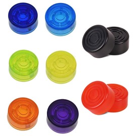 Guita Topper Effect Pedal Buttons Guitar Effect Pedal Cap Multicoloured Pedal Foot Switch Topper Guitar Foot Nail Caps Pedal for Guitar Effect Accessories Pack of 10