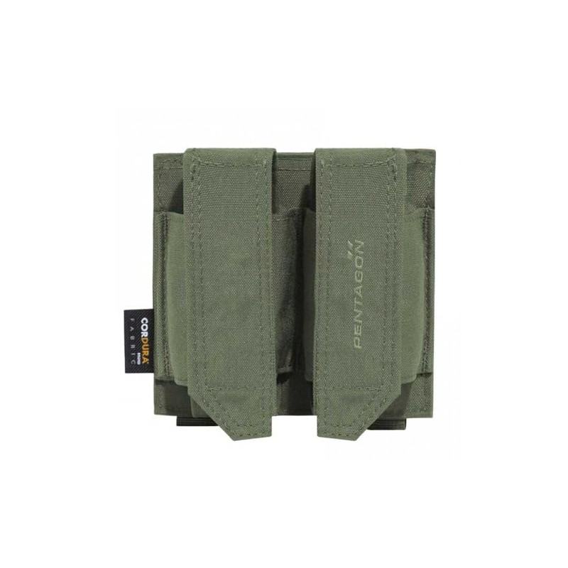 Pentagon Double FB Pouch Olive