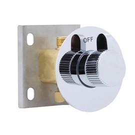 ON/OFF Brass Shower Diverter Flow Control Valve, Separate Design with Free Combination, Chrome
