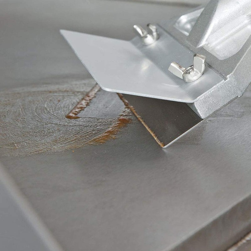 SHANGPEIXUAN Grill Scrapers, Heavy Duty Casting Aluminum Commercial Griddle Scraper