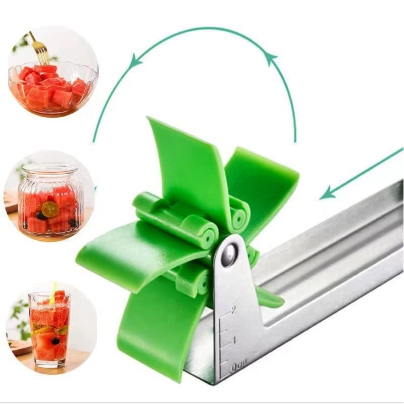 Life Change Watermelon Slicer Fruit Cutter Windmill Kitchen Utensils Gadgets