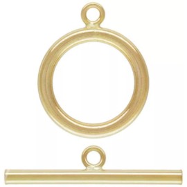 JensFindings 2 Qty. 14K Gold Filled 15mm Toggle Clasp by JensFindings