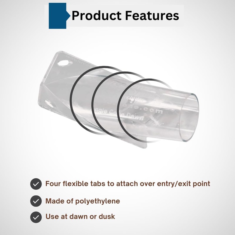 WCS PRO-Cone® Multi-Use Wildlife Excluder – Humane One-Way Entry Deterrent