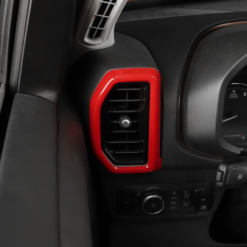 Linskip Dash Air Vents Trim Compatible with Ford Bronco Sport