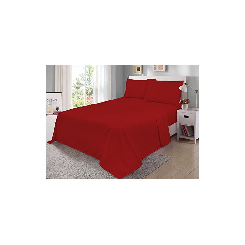 100% Egyptian Cotton Flat Sheet 200 Thread Count Hotel Quality