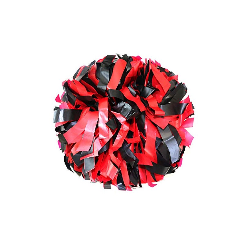Danzcue 2 Pack 6 Inches Plastic Cheerleading Pom Pom with