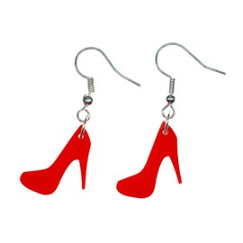 Pumps Earrings Miniblings Shoes Heels Fashion Acrylic Red