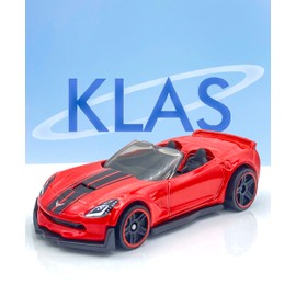Hot Wheels Corvette C7 Z06 Convertble (Red) 4/10 HW Roadsters 2023-34/250 (Short Card) - COMES IN A KLAS CAR KEEPER PROTECTIVE COLLECTORS CASE - HKH41