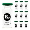 Vitorinca 10ml Sterile Glass Vials, 10 Packs-10ml Sterile Empty Vial