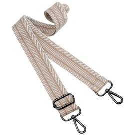 ZOOEASS Nickel Buckles Wide Shoulder Strap Adjustable Replacement Belt Gun Buckles Guitar Style Crossbody Bag Strap(Wide:1.5in,Long:49.2in) (Color3)