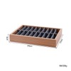 Vellure Jewelry Organizer Drawer – Wooden Velvet Tray for Bracelets
