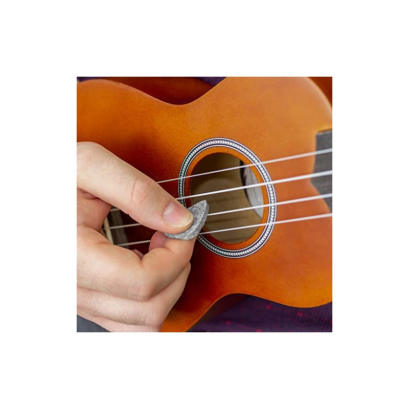 Tiger Felt Ukulele Pick - Felt Plectrum