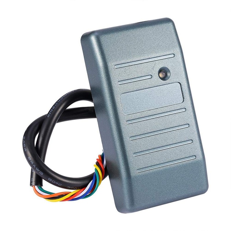 125KHz RFID Reader, Wiegand 26/34 Waterproof JS IC Card Reader