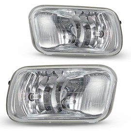 ENERBITIOUS Fog Lights Assembly for 2009-2012 Dodge Ram 1500, 2010-2018 Dodge Ram 2500 3500 Fog Light Compatible with H10 12V 42W Bulbs