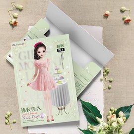 Beatifulog Magnetic Dress Up Paper Dolls for Girls Ages 4-7,Pretty Princess Game Paper Dolls Dress Up Toys for Nurturing Creativity and Imagination（Princess Wanyi）