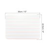 PATIKIL Dry Erase Board with Lines Set, 12" x 9"