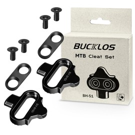 AEYINO SPD Pedals Cleat Single Release Multi Release Cleats fit all MTB SPD pedals except PD M858 anti-slip for Indoor Cycling Mountain Bike