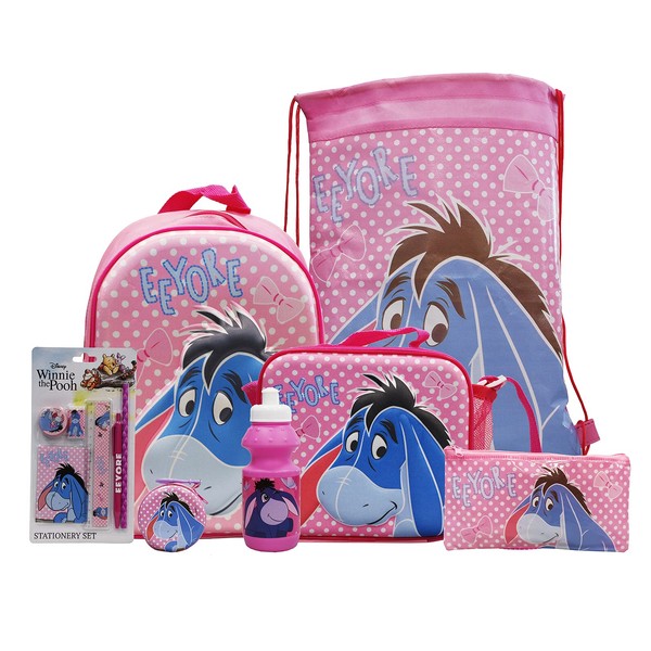 simpahome Eeyore 7PC Back to School Bundle - inc 3D