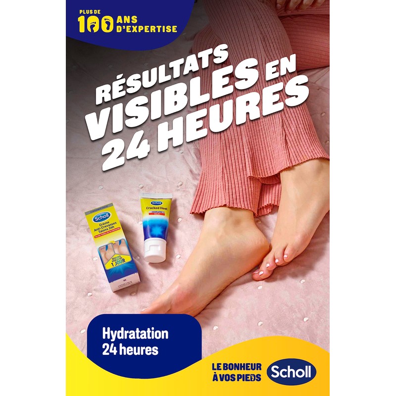 Scholl 24 Hour Foot Cream for Cracked or Cracked Heels