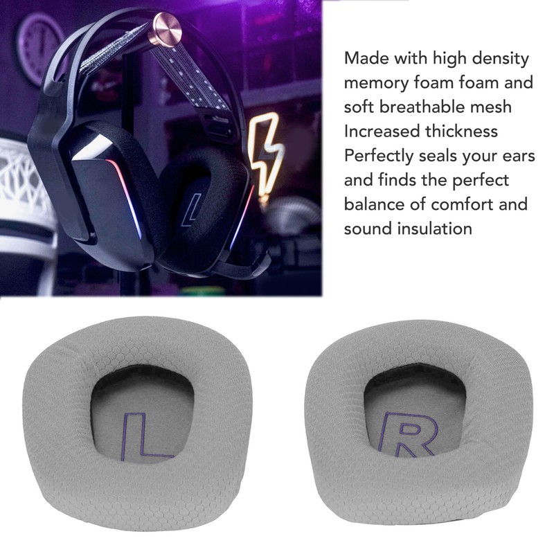 Ear Pads Professional Sound Insulation Headset Ear Cushion Replacement with