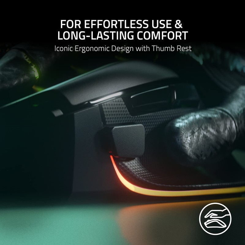 Razer Basilisk V3 - Wired Customisable Gaming Mouse (10+1 Programmable