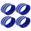 X AUTOHAUX 4pcs Reflective Bands for Arm Reflective Armbands High